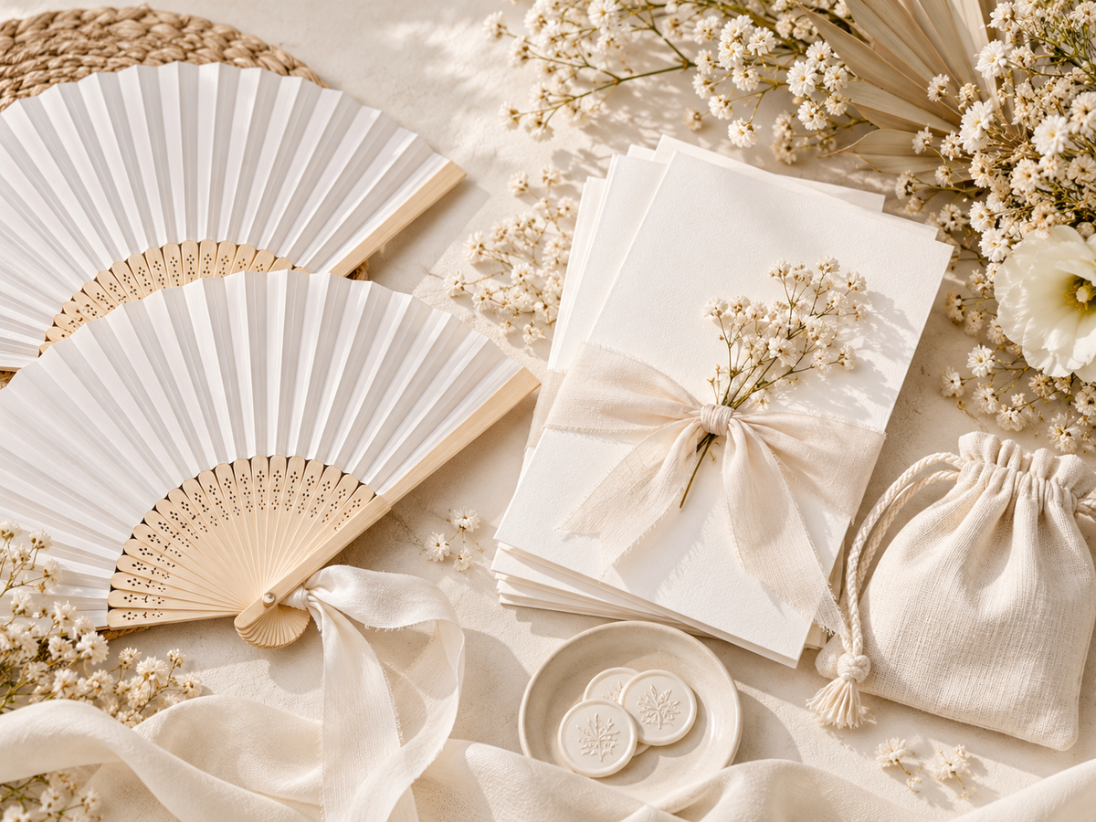 Wedding welcome details for destination and weekend guests